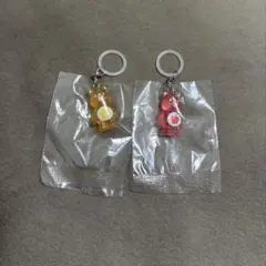 ケアベア　クリアマスコットチャーム 2点セット