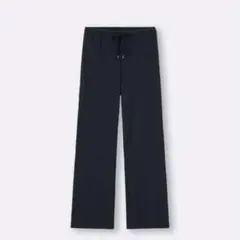 GU リブプルオンパンツ BLACK XS 新品