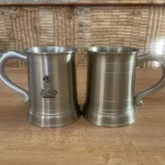 シンガポール マーライオン ステンレスマグカップ2個