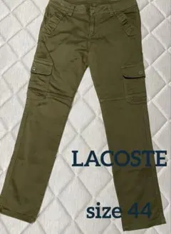 LACOSTE カーゴパンツ スリムフィット メンズ 美品