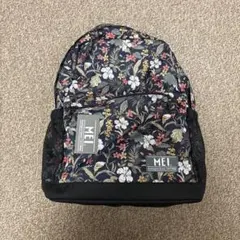 MEI 花柄 リュック バックパック メッシュ ポケット