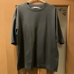 UNIQLO U エアリズムコットンオーバーサイズTシャツ 5分袖 L