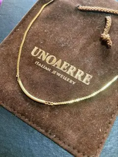 ITALY UNOAERRE 1☆AR 金のバーネックレスのサムネイル