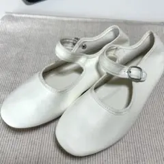 白　フォーマルシューズ　発表会　22-22.5cm Sサイズ
