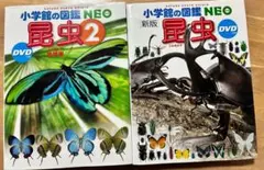 小学館の図鑑NEO 昆虫　２冊セット