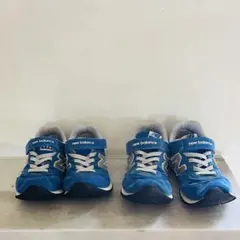 New Balance 996スニーカー　2足セット　20/22cm ブルー