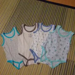 赤ちゃん用肌着ロンパース４点セット90