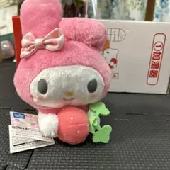 【新品】マイメロディ 寝そべりいちご持ちぬいぐるみ 苺　サンリオ　レア