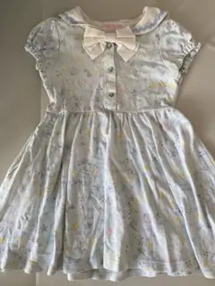 【120cm】メゾピアノ シェル柄カットワンピース