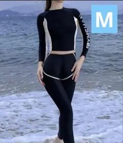 レディース セパレート フィットネス水着 体型カバー 4点セット 上下セット