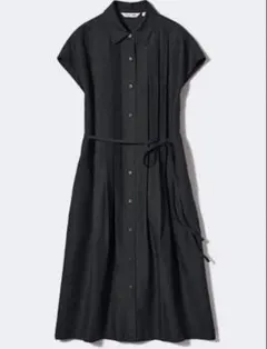 ユニクロ×COMPTOIRDESCOTONNIERSリネンブレンドシャツワンピL
