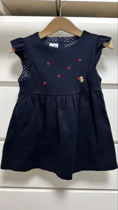 familiar ワンピース 90 ネイビー