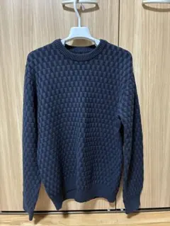 JOSEPH HOMME ネイビー ニット 厚手　46のサムネイル
