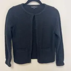 UNITED ARROWS GREEN LABEL 黒　カーディガン 38