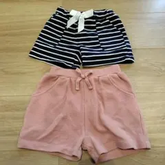 ハーフパンツ　2着セット　110