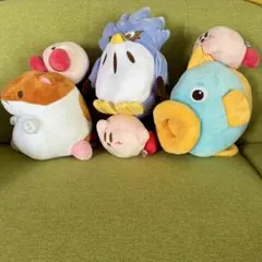 星のカービィ PUPUPUFRIENDS ぬいぐるみリック・カイン・クー セット