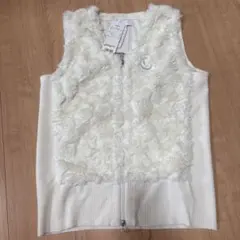 MONCLER モンクレール フェイクファー付き ニットトップス - メルカリ
