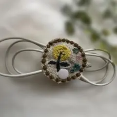 ◆ハンドメイド◆ ミナペルホネンタンバリンスキップ♡コードホルダーケーブルバンド