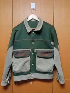 L*o様 カジュアルジャケット 緑とベージュ