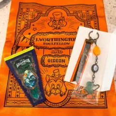 ディズニーランド ハロウィン ギデオン ファウルフェロー キーチェーン ワッペン