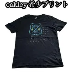 90s y2k oakley レア プリント 海外限定 TEE テック ロゴ 黒