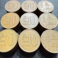 韓国 旧硬貨 100ウォン 1974年 特年 10ウォン 1975 1980年 - メルカリ