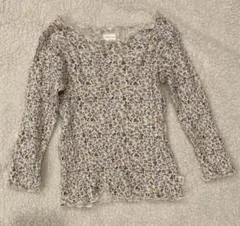 花柄 長袖 トップス 95 テータテート