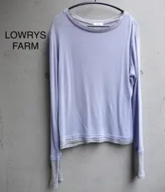 LOWRYS FARM 長袖カットソー ライトパープルのサムネイル