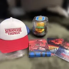 激レア！未使用ストレンジャーシングストレーディング缶マグネット