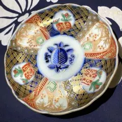 未使用】有田焼 古伊万里様式 長角皿 5枚セット 金彩 色絵 焼き物皿