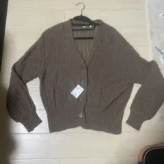 新品earth music&ecology カーディガンブラウン　フリーサイズ