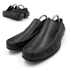 《未使用級》グッチ ドライビング シューズ ローファー 本革 黒系 41 1/2