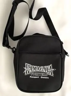 【新品未使用】日ハムファイターズ　鎌ヶ谷ショルダーバッグ　黒のサムネイル