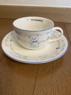 Sanrio クマのイラストのカップとソーサーセット