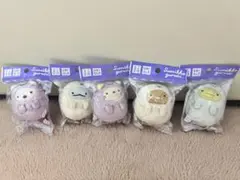 UNIQLO ユニクロ　すみっコぐらし コンプリート　5個　手のりぬいぐるみ