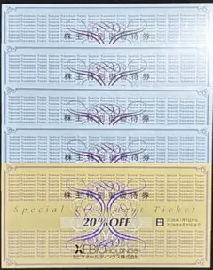 ゼビオグループ株主優待券　5枚セット