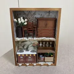 ミニチュア家具&キッチンアイテム(トレーつき)