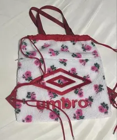 UMBRO ボア素材 花柄 ナップサック リュックのサムネイル
