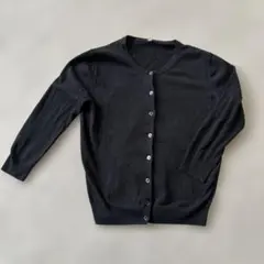 無印良品　カーディガン　七分袖　綿100%
