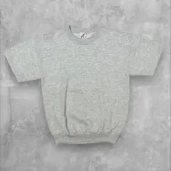 Jerzees 90s USA製 半袖スウェット 杢グレー M 短丈 ボックス