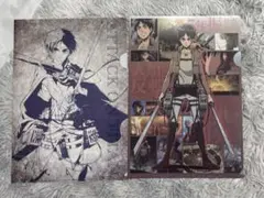 進撃の巨人 エレン・イェーガー クリアファイル 2点セット