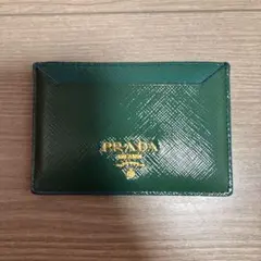 PRADA プラダ サフィアーノレザー カードケース ターコイズ　1MC208
