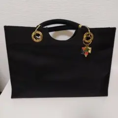 ジバンシイ ボーテ ノベルティ トートバッグ 黒 ロゴチャーム付 販促品 希少
