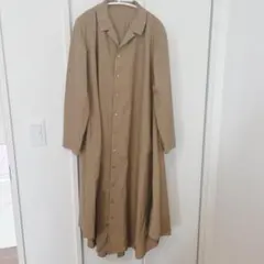 トゥモローランド コットン ロングコート オレンジベージュ Мサイズ 
