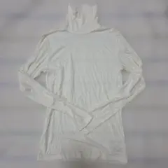HEATTECH ホワイト 長袖Tシャツ Sサイズ