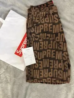 Supreme 刺繍ロゴ デニムショーツ ブラック32 - メルカリ