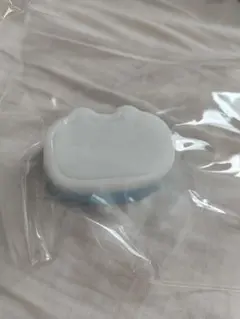 ホワイトブルー猫型 スクイーズ