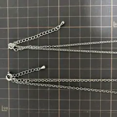 ロングチェーンネックレス60cmx2本