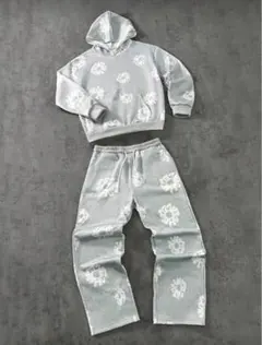 Denim Tears 花柄　新品未使用　長袖セットアップ　上下セット