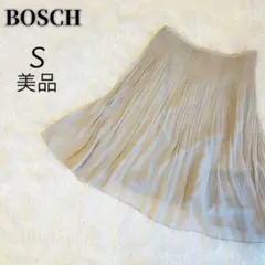 美品 36号 BOSCHボッシュ【シフォンフレアスカート】プリーツ 薄手のサムネイル